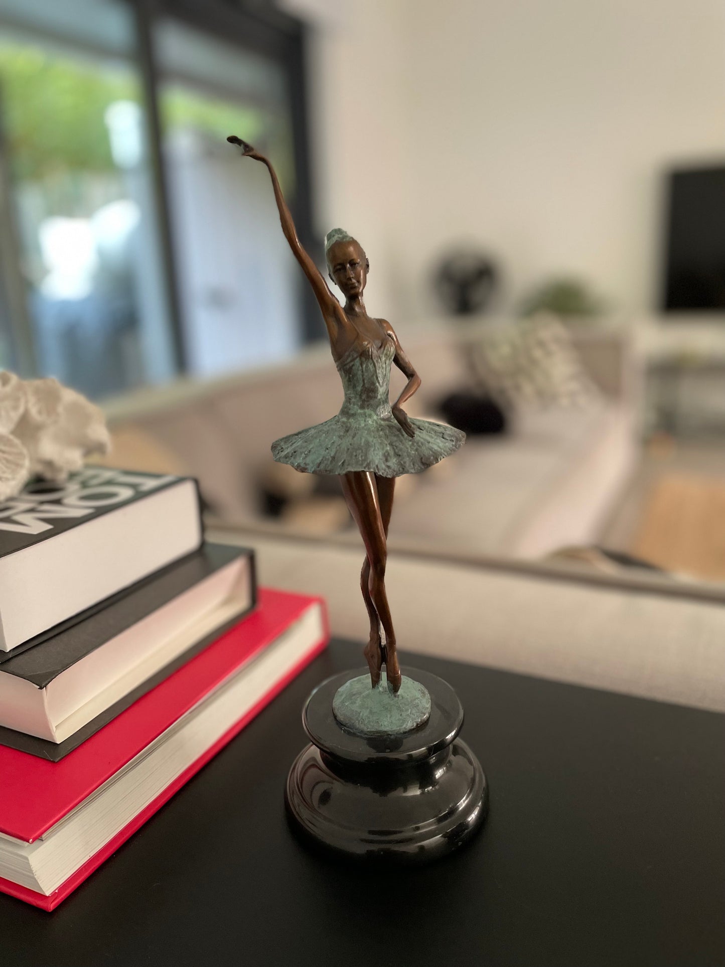 Graceful Ballerina – Bronze Sculpture. 10x10x31cm - 1.1Kg