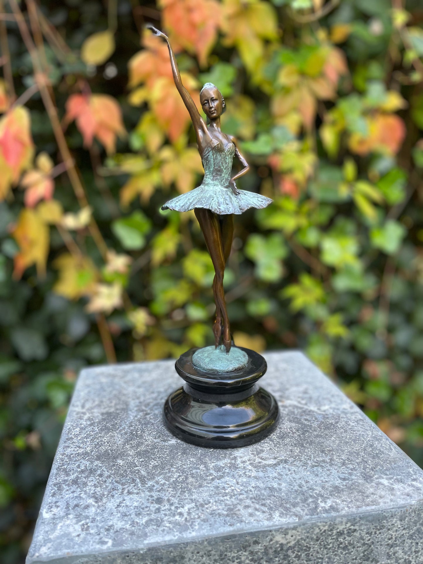 Graceful Ballerina – Bronze Sculpture. 10x10x31cm - 1.1Kg