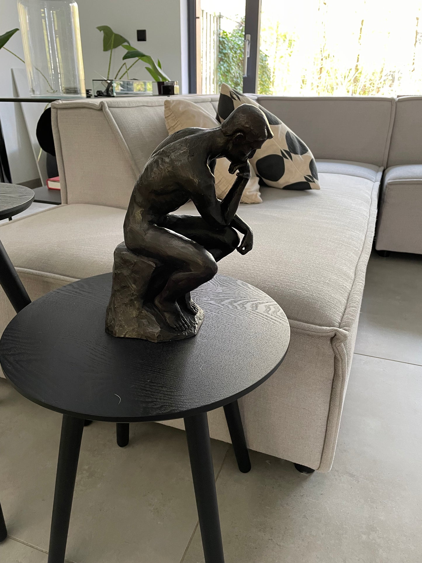 The Thinker – Bronze Sculpture. 24x12x29cm