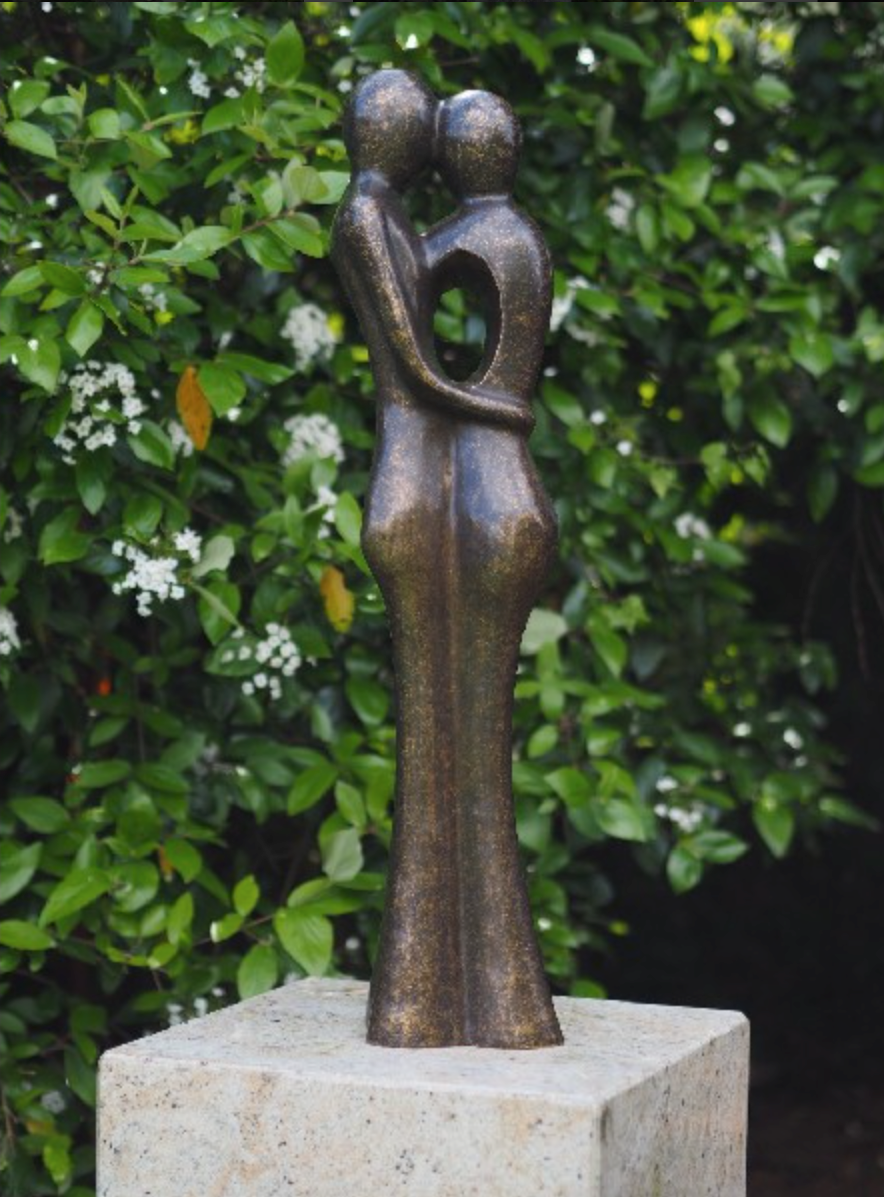 Endless Embrace – Bronze Sculpture. 77x18x13cm - 8.9Kg