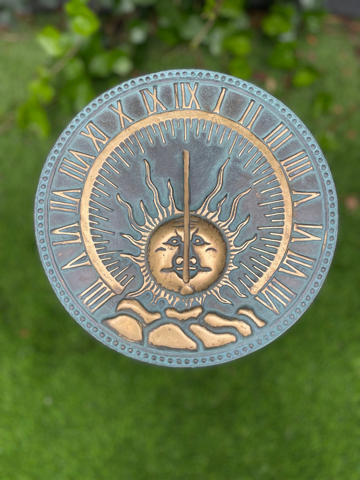 Sun Face Dial – Bronze Sculpture. 9x26x26cm - 1.5Kg