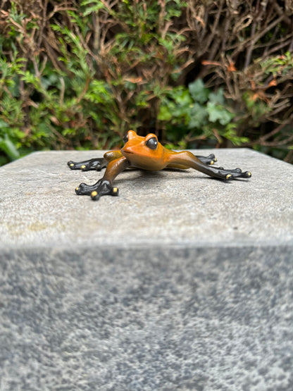 Sapo de Bronze - Estátua de jardim - Decoração de jardim - Lagoa