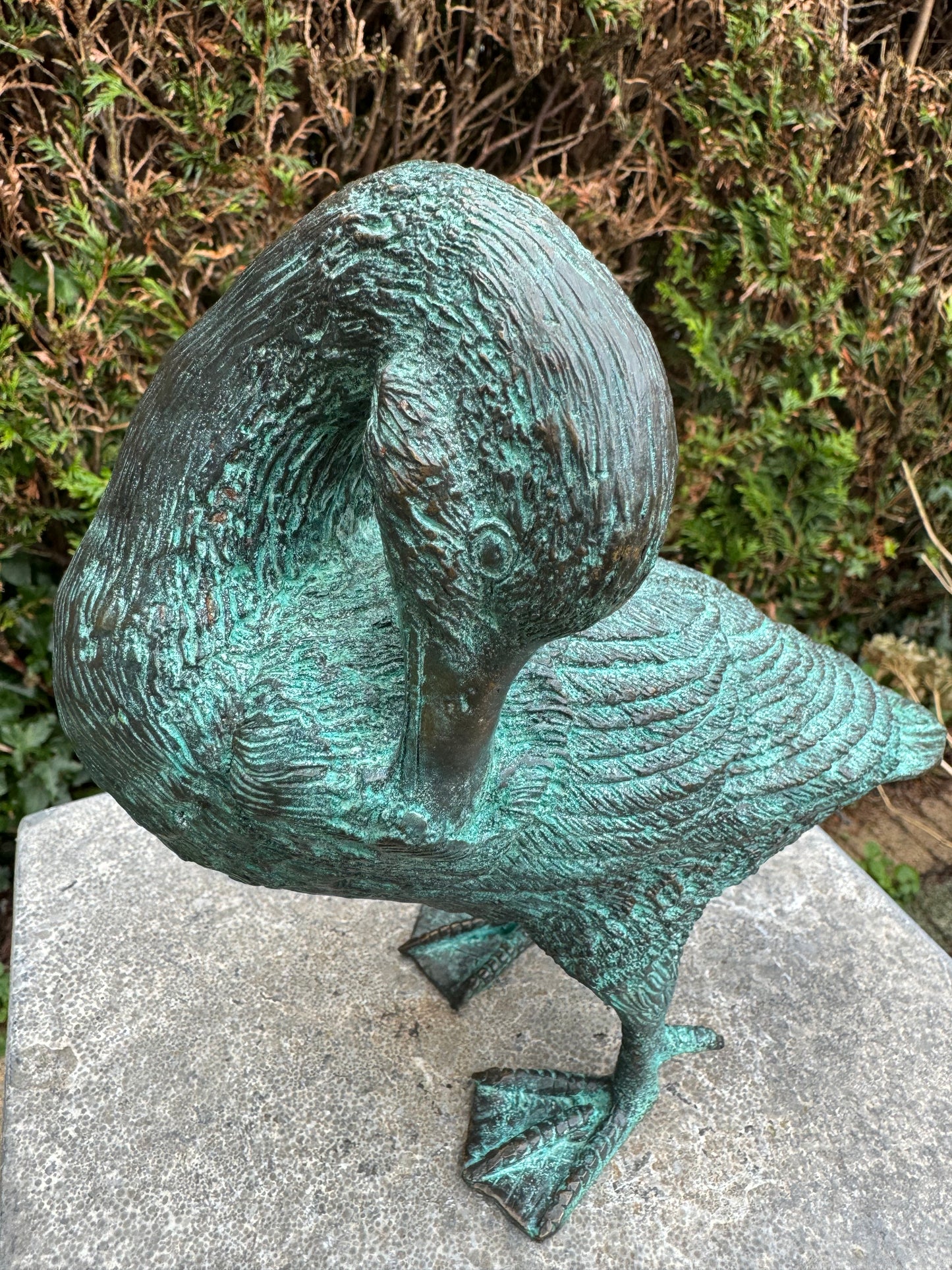 Pato em Bronze 23x12x31cm