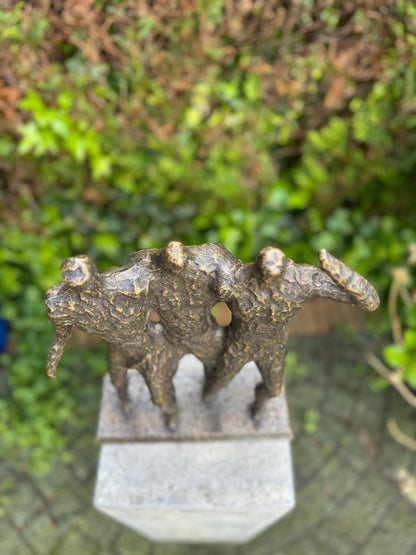 Estátua de Bronze - Os 3 Cavalheiros - 28x10x36cm - 5 kg