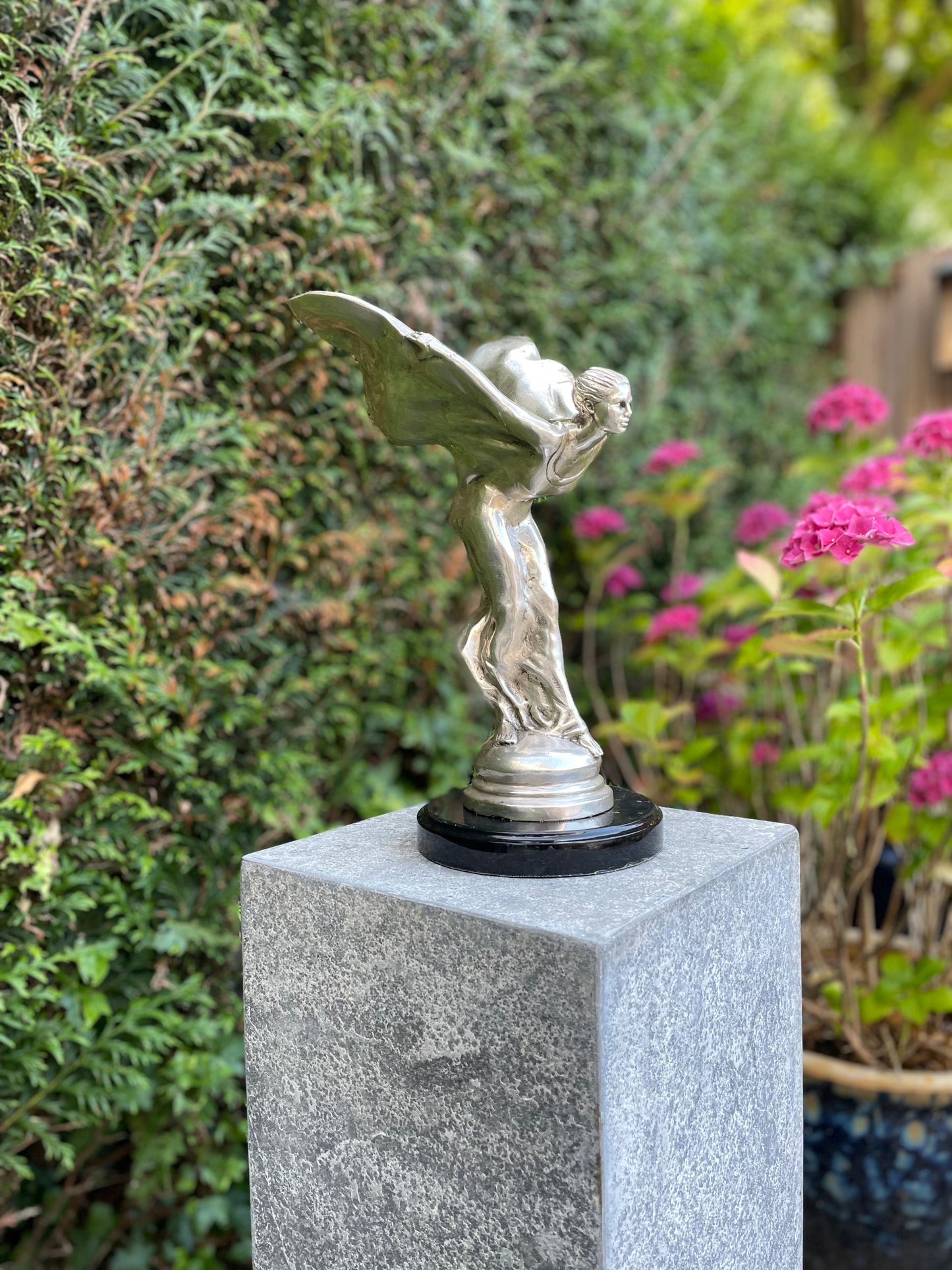 Bronzen Spirit Of Ecstasy - 20x19x34cm -3.5Kg