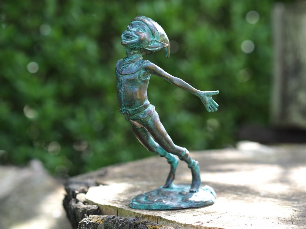 Joyful Elf – Bronze Sculpture.  (Size Varies)