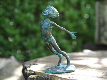 Joyful Elf – Bronze Sculpture.  (Size Varies)