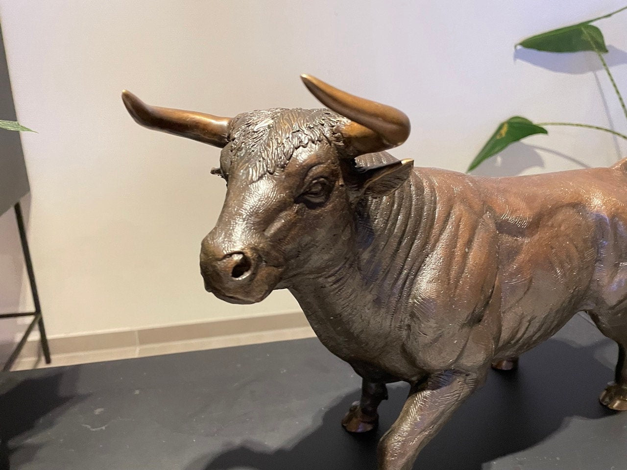 Charging Bull – Bronze Sculpture. 49x17x27cm