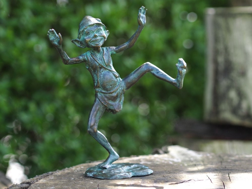 Joyful Elf – Bronze Sculpture.  (Size Varies)