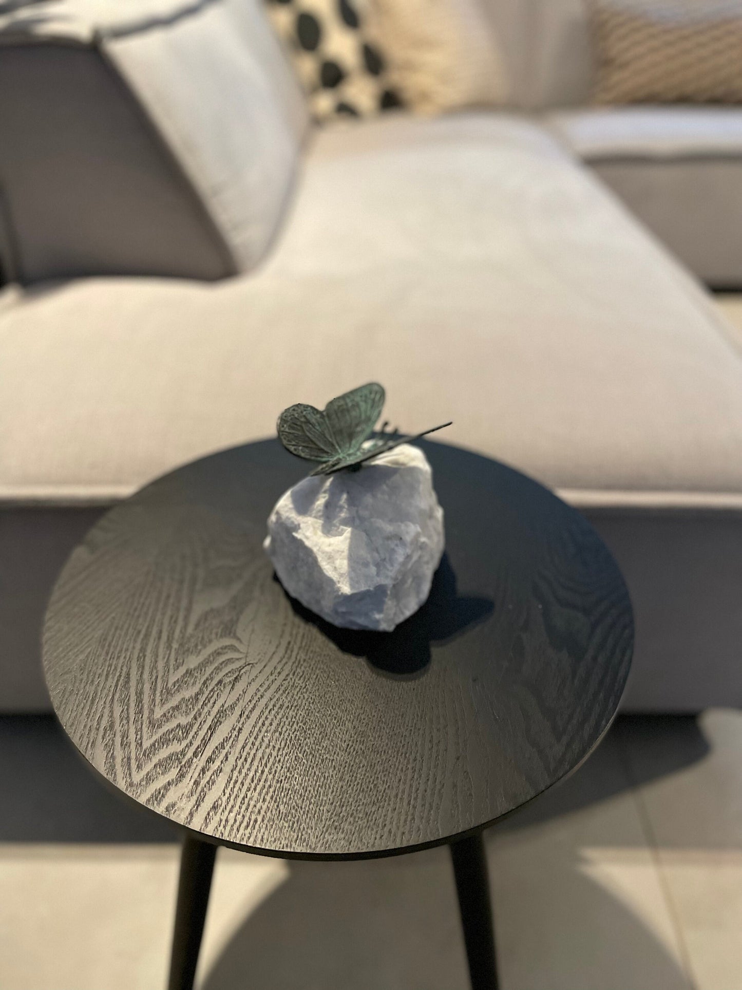 Colorful Butterfly – Bronze Sculpture. 11x11x12cm