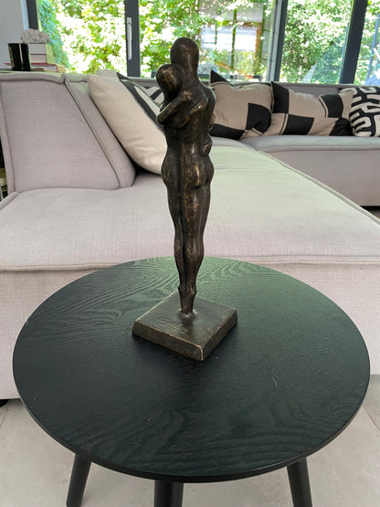 Together Always – Bronze Sculpture. 9x9x30cm