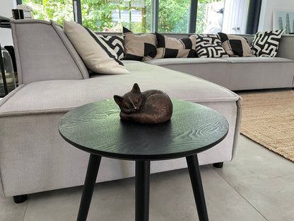 Sleeping Cat – Bronze Sculpture. 11x14x9cm