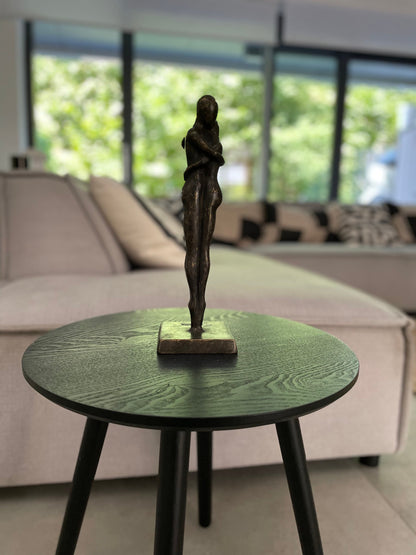 Together Always – Bronze Sculpture. 9x9x30cm