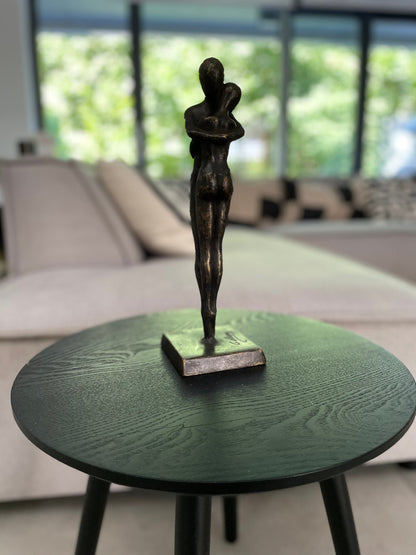 Together Always – Bronze Sculpture. 9x9x30cm