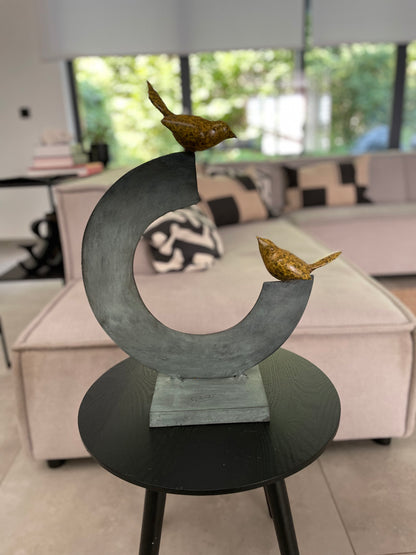 Harmony Flight – Bronze Sculpture. 46x17x38cm