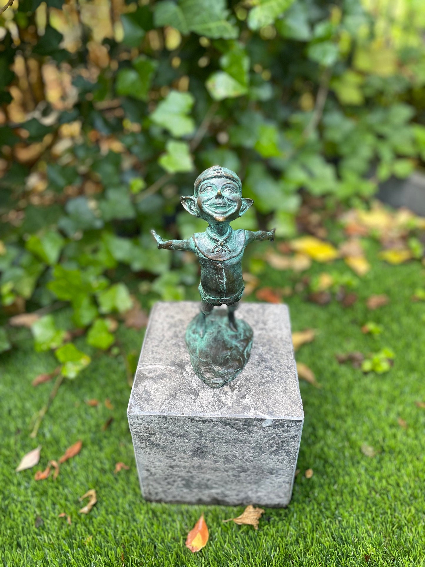 Joyful Elf – Bronze Sculpture.  (Size Varies)