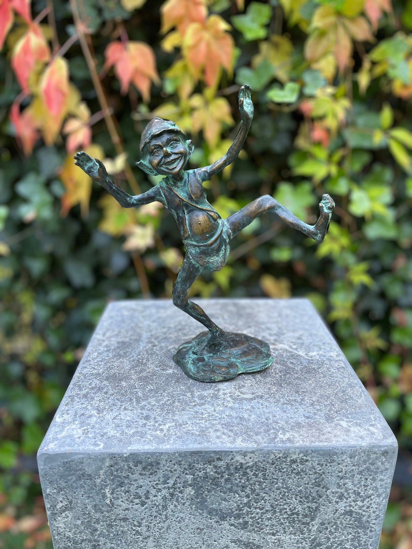 Joyful Elf – Bronze Sculpture.  (Size Varies)