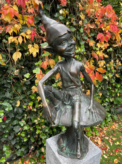 Forest Elf – Bronze Sculpture. 43x35x77cm - 10Kg