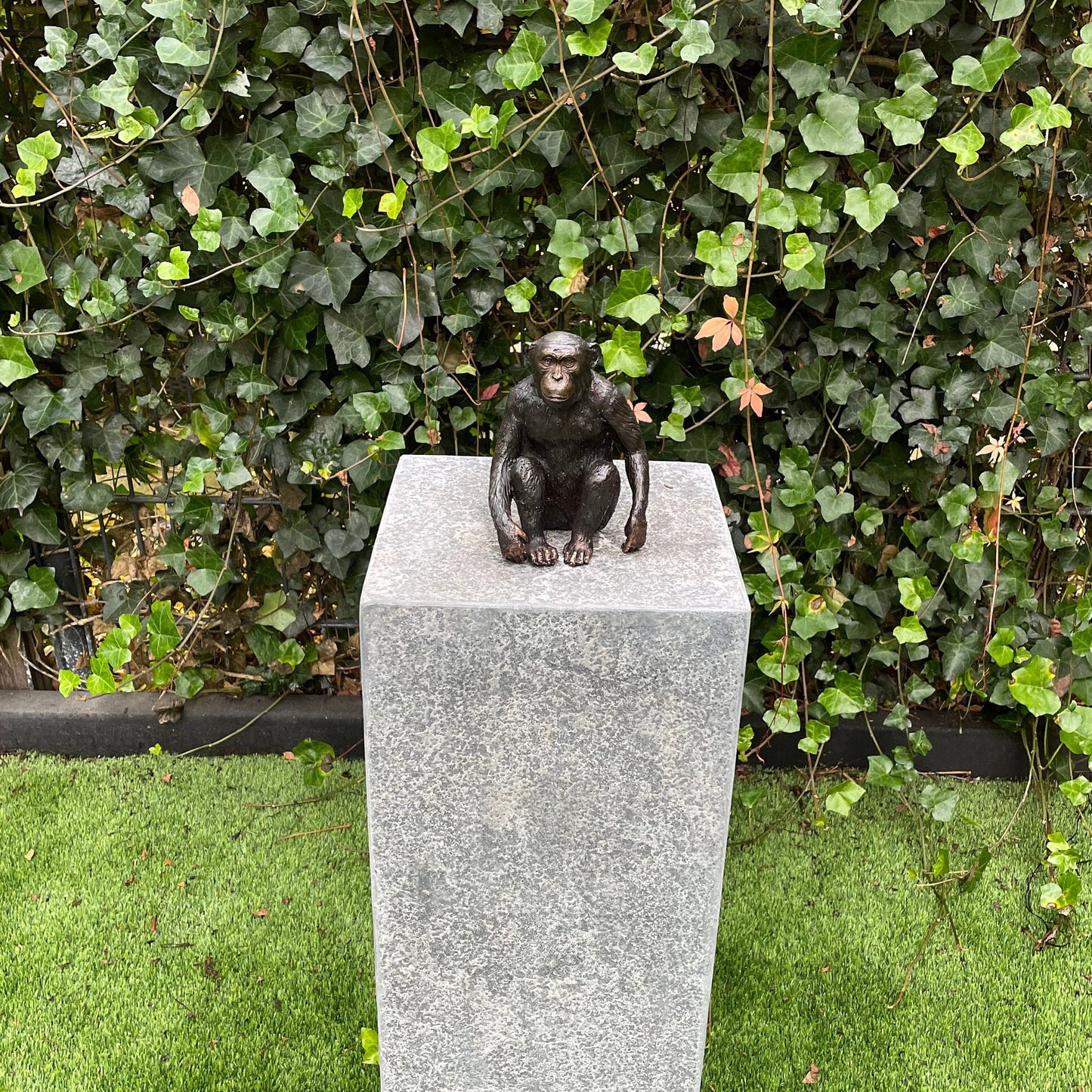 Thoughtful Monkey – Bronze Sculpture. 12x9x15cm