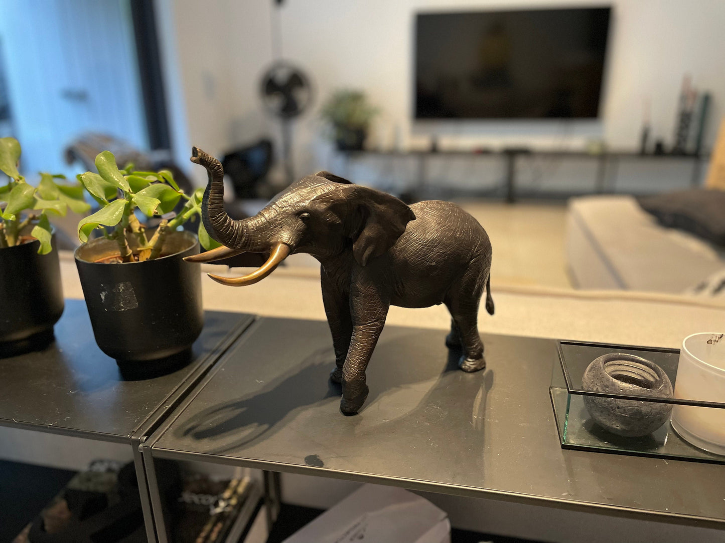 Majestic Elephant – Bronze Sculpture. 37x14x29cm