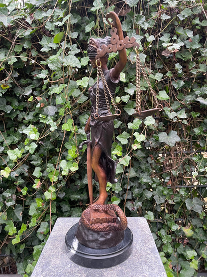 Lady Justice – Bronze Sculpture. 45x16x16cm - 3.8Kg