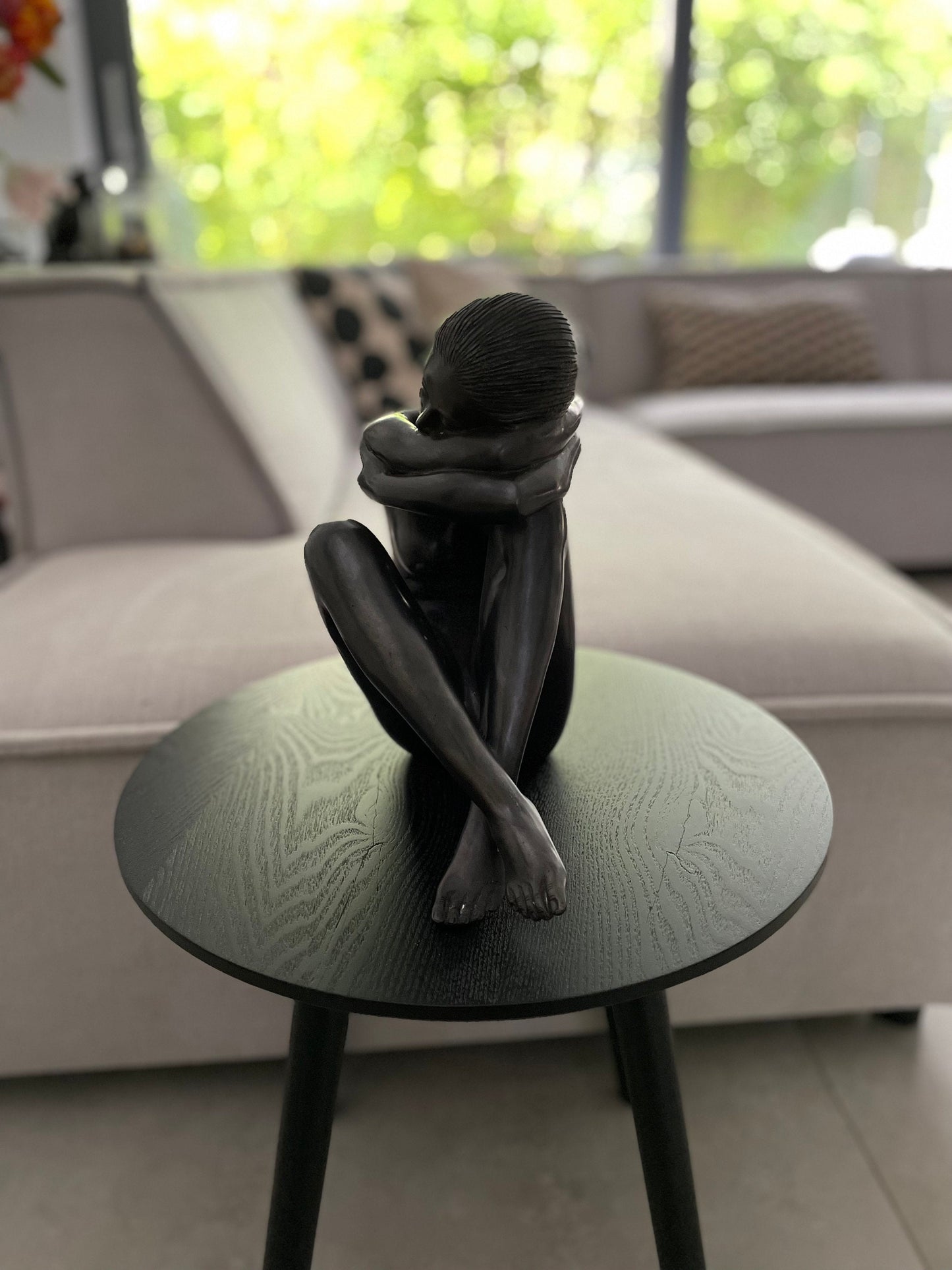 Resting Nude – Bronze Sculpture. 17x20x27cm