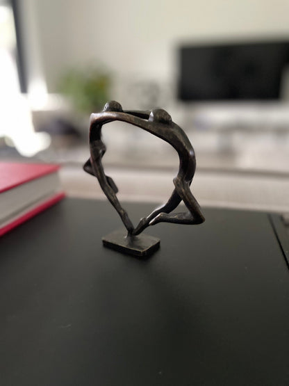 Unity of Two – Bronze Sculpture. 13x3x10cm - 0.4Kg