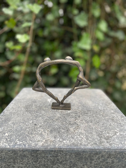 Unity of Two – Bronze Sculpture. 13x3x10cm - 0.4Kg
