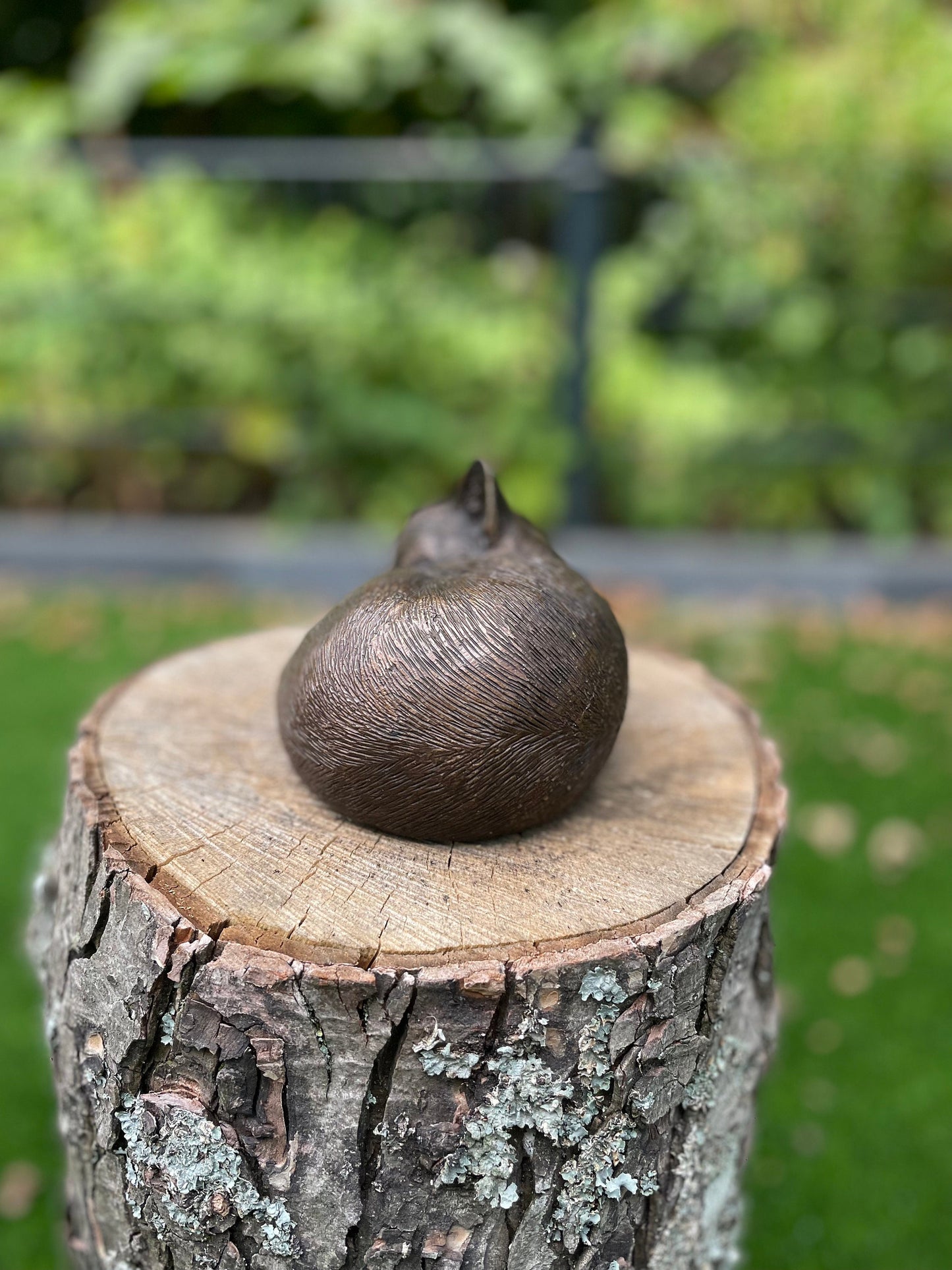 Sleeping Cat – Bronze Sculpture. 11x14x9cm
