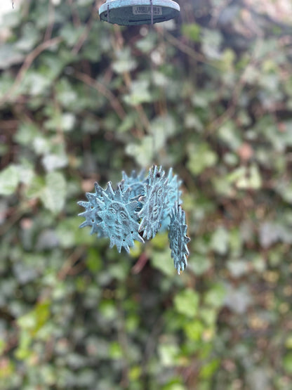 Sun Chimes – Bronze Sculpture. 9x9x30cm - 0.7Kg