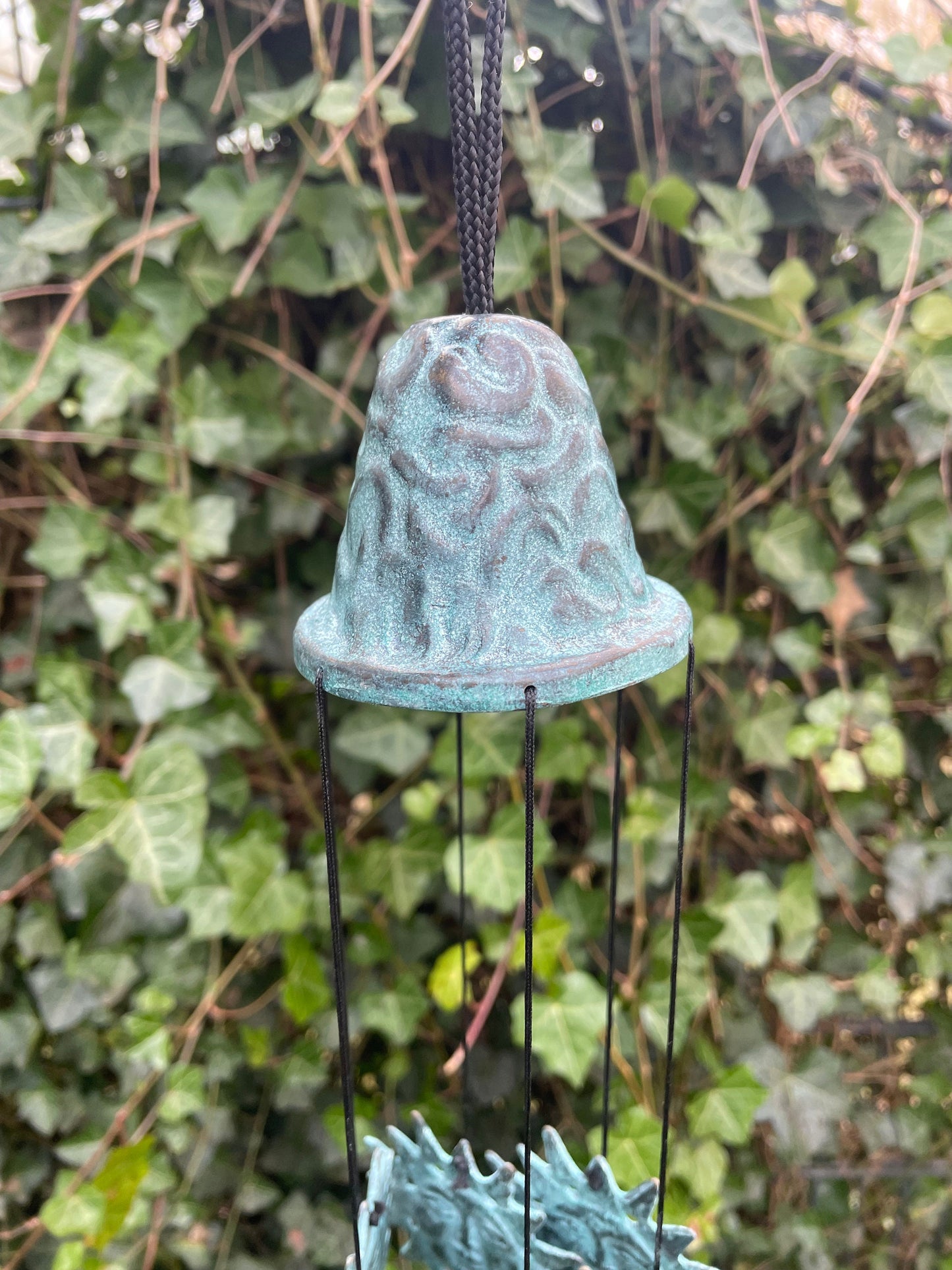 Sun Chimes – Bronze Sculpture. 9x9x30cm - 0.7Kg