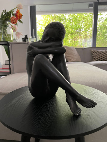 Resting Nude – Bronze Sculpture. 17x20x27cm