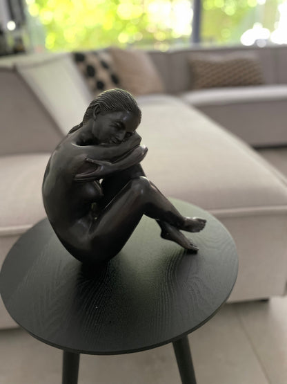 Resting Nude – Bronze Sculpture. 17x20x27cm