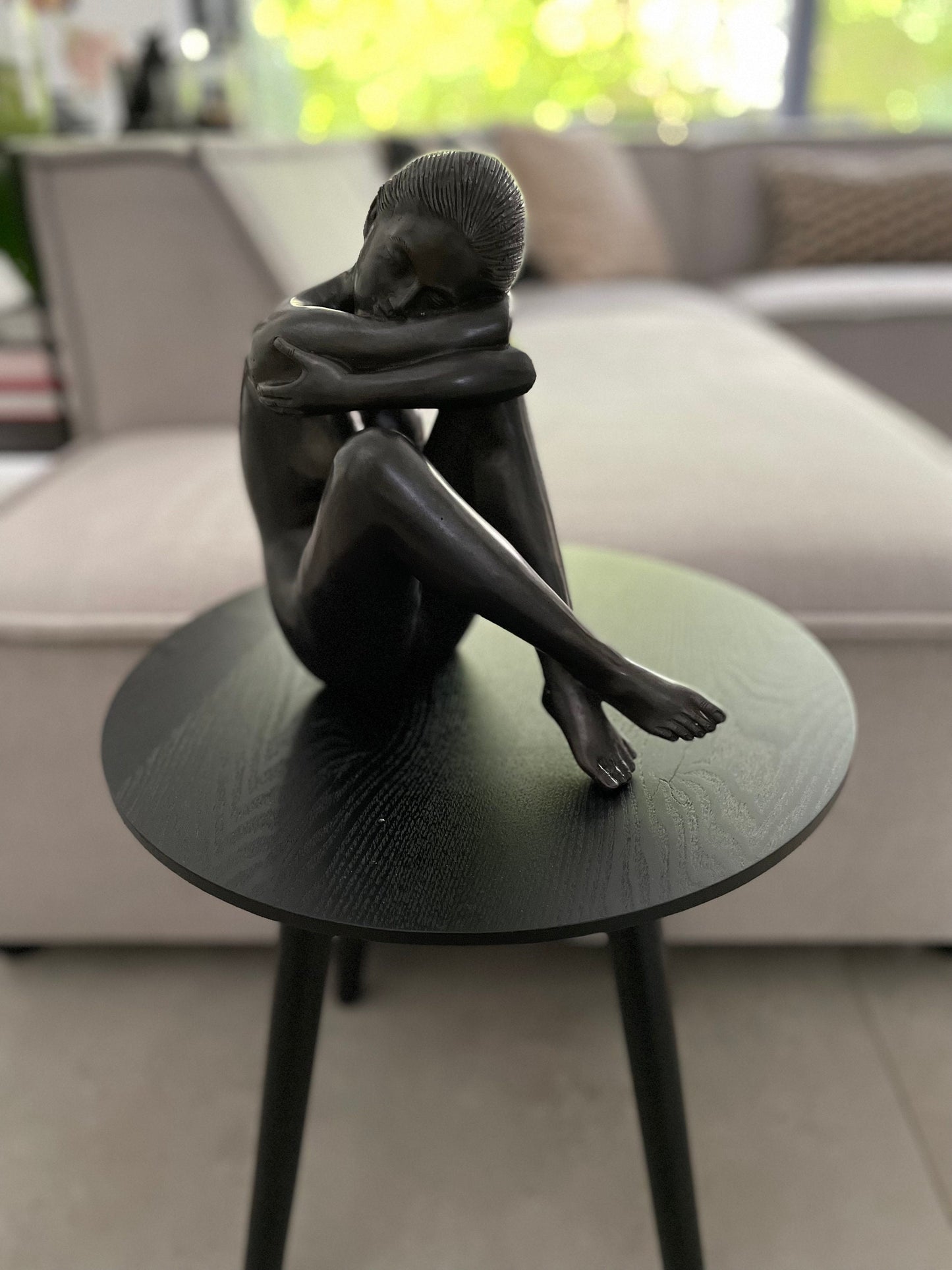 Resting Nude – Bronze Sculpture. 17x20x27cm