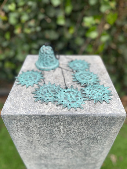 Sun Chimes – Bronze Sculpture. 9x9x30cm - 0.7Kg
