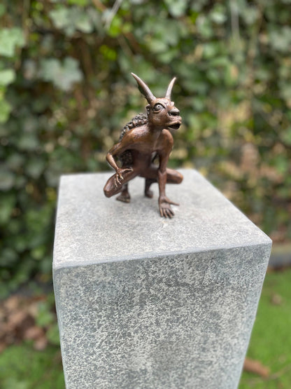 Mythic Creature – Bronze Sculpture. approx. 10x10x7cm