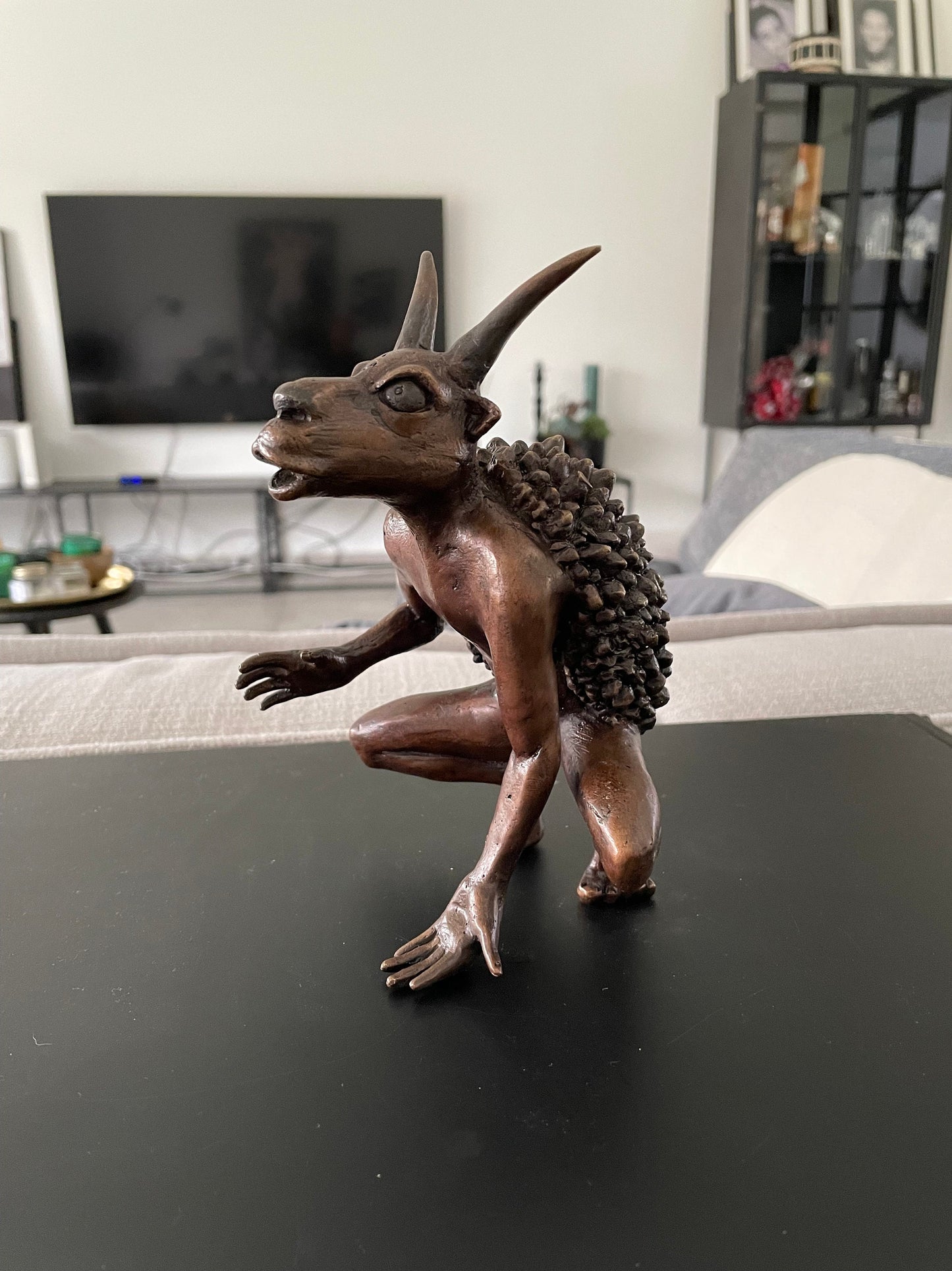 Mythic Creature – Bronze Sculpture. approx. 10x10x7cm