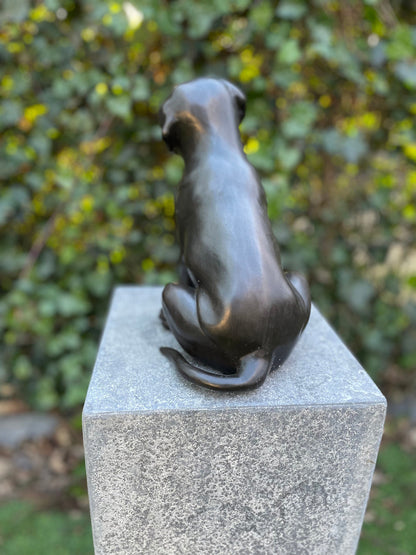 Faithful Labrador – Bronze Sculpture. 24x15x22cm - 2.7Kg