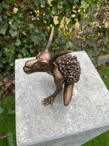 Mythic Creature – Bronze Sculpture. approx. 10x10x7cm