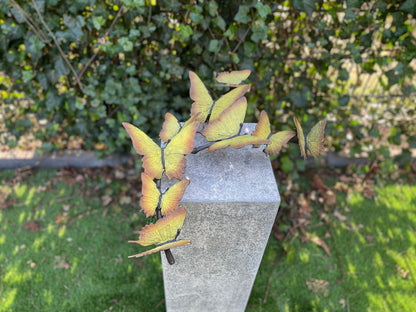 Butterfly Dance – Bronze Sculpture. 38x11x50cm - 2.6Kg