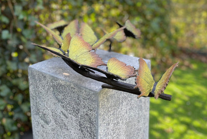 Butterfly Dance – Bronze Sculpture. 38x11x50cm - 2.6Kg