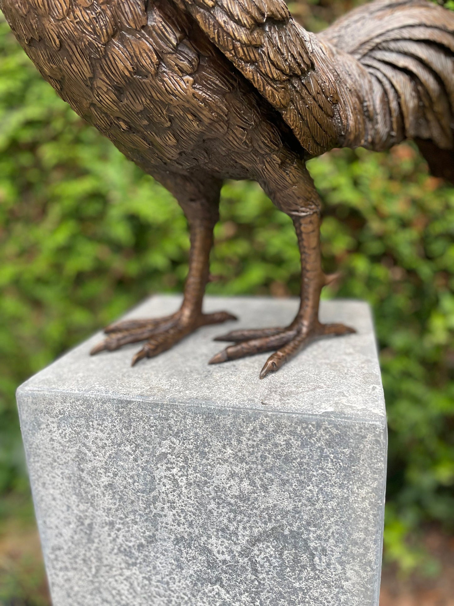 Morning Call Rooster – Bronze Sculpture. 53x25x50cm - 5.9Kg