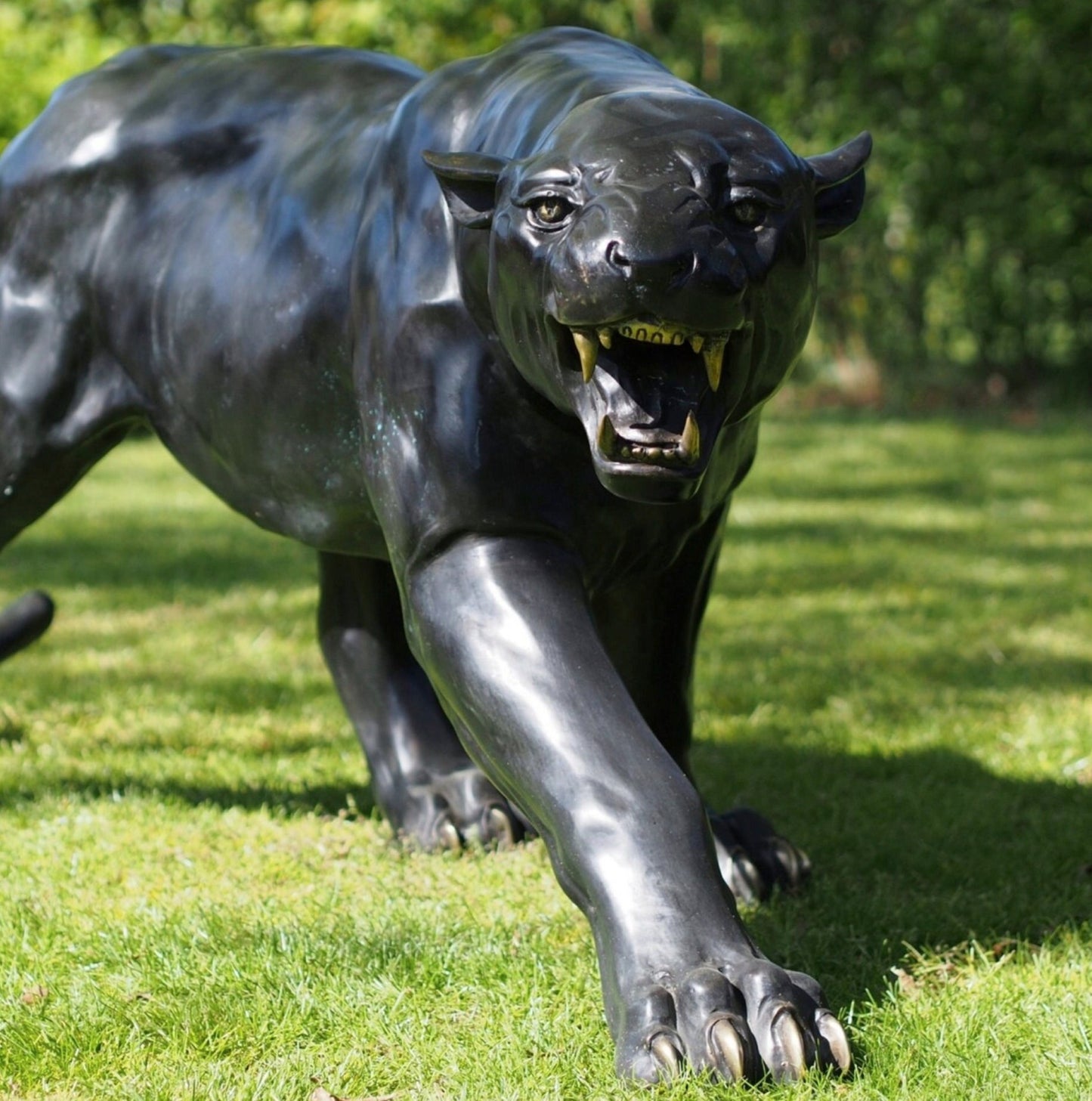 Black Panther – Bronze Sculpture. 190x40x65cm - 120Kg