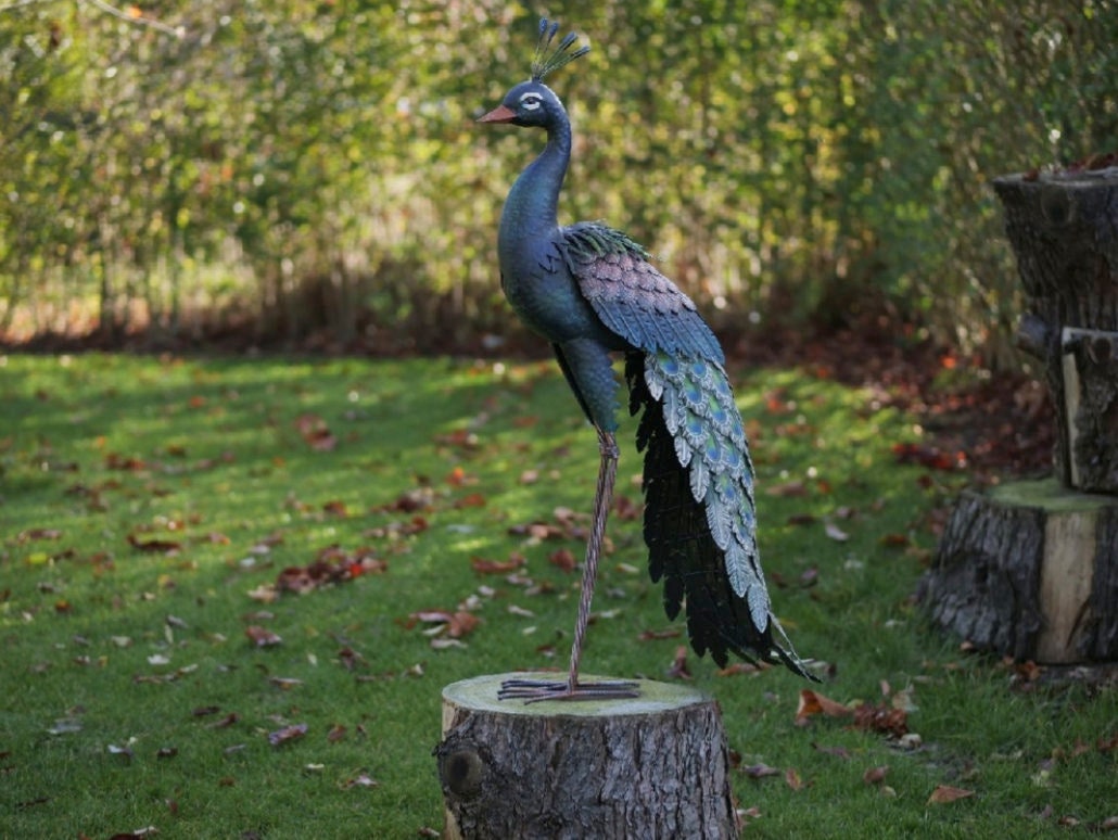 Iron Peacock – Iron Sculpture. 40x28x10cm - 2Kg