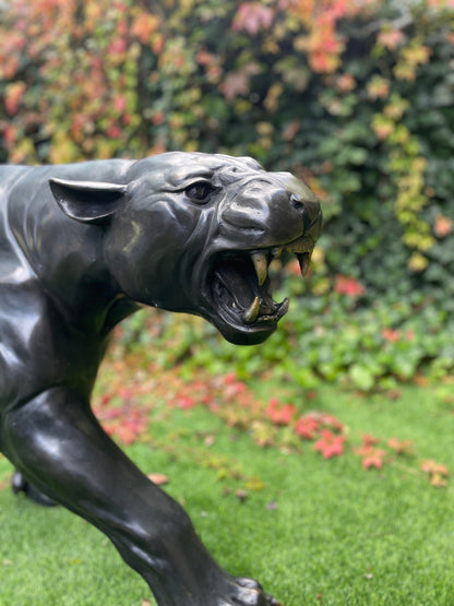 Black Panther – Bronze Sculpture. 190x40x65cm - 120Kg