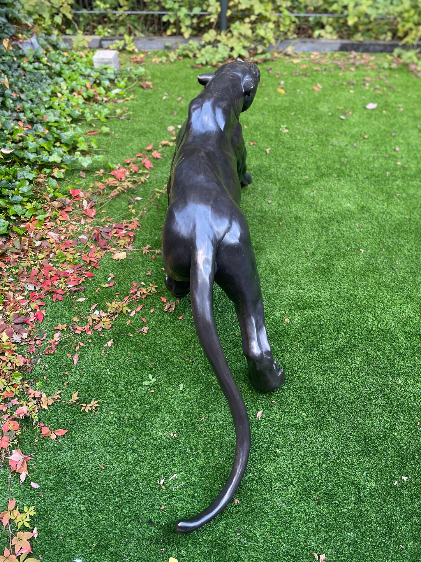 Black Panther – Bronze Sculpture. 190x40x65cm - 120Kg