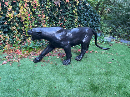 Black Panther – Bronze Sculpture. 190x40x65cm - 120Kg