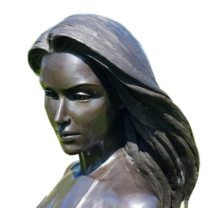 Elegant Stroll – Bronze Sculpture. 62x42x172cm - 20Kg