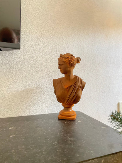 Classical Lady Bust – Iron Sculpture. 29x16x11cm - 3.5Kg