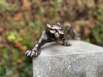 Crouching Panther – Bronze Sculpture. 4.3Kg